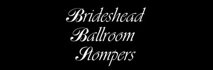 Brideshead Ballroom Stompers Logo.